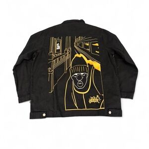 NWT Southpole back Embroidered jacket Hip Hope Skater Y2K subway baggy